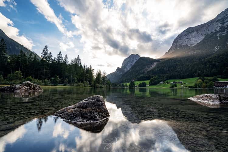 Lake Hintersee, Ramsaul close to Berchtesgaden