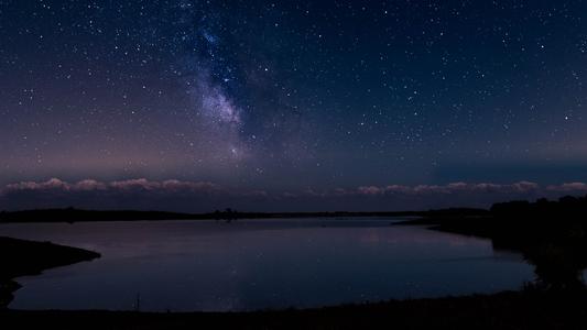 Lake at nighttime