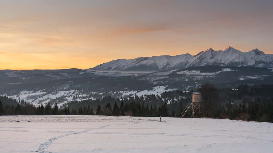Łapszanka - panorama of Tatra mouintains
