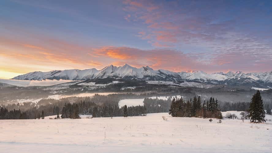 Łapszanka - panorama of Tatra mouintains