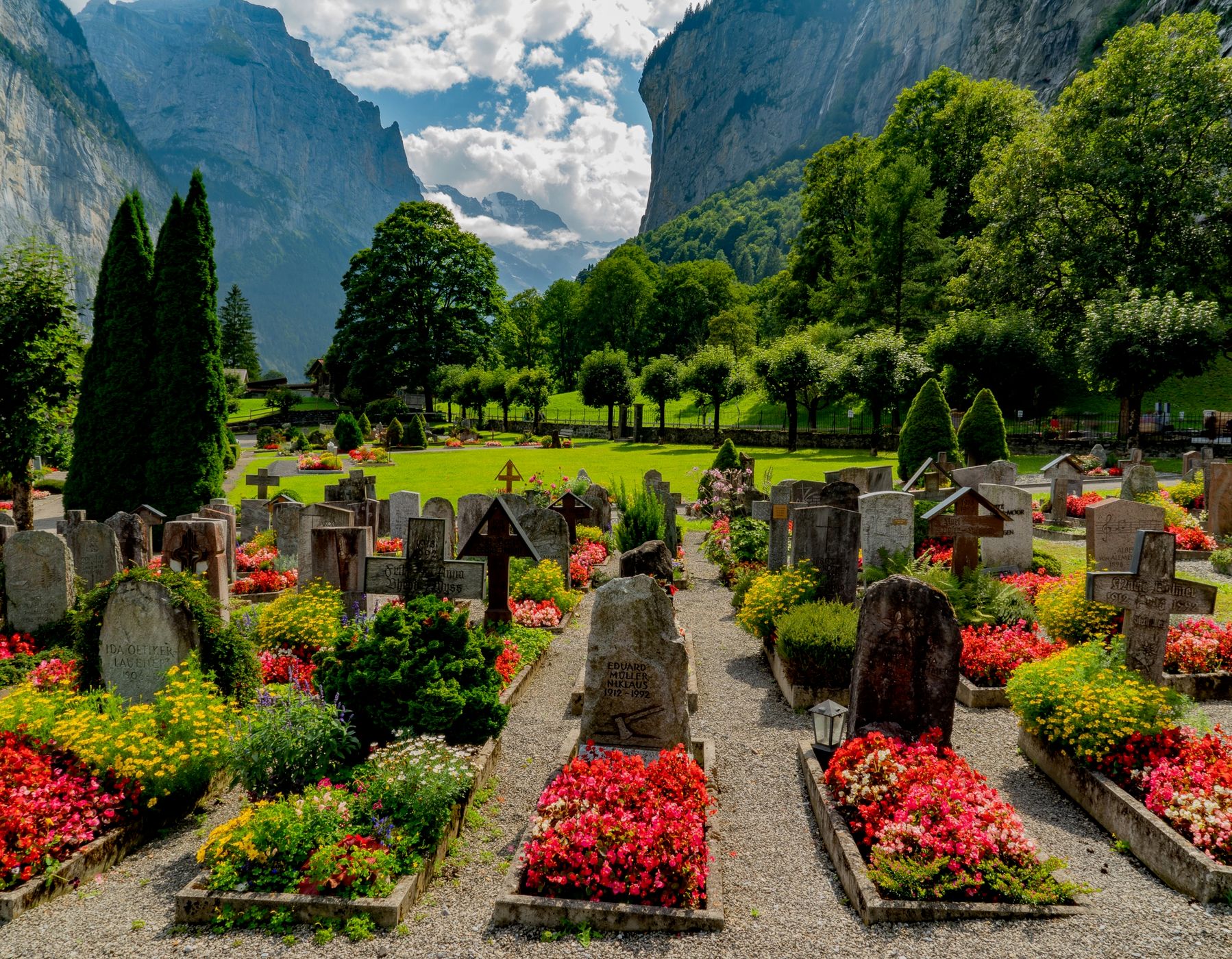 Lauterbrunnen Cemetary, Switzerland