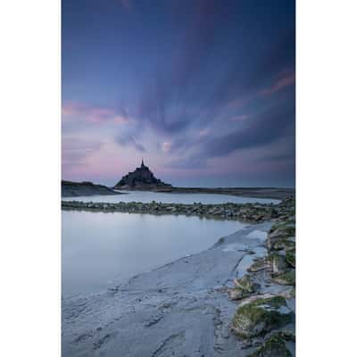 Le Mont Saint-Michel- From the water, France