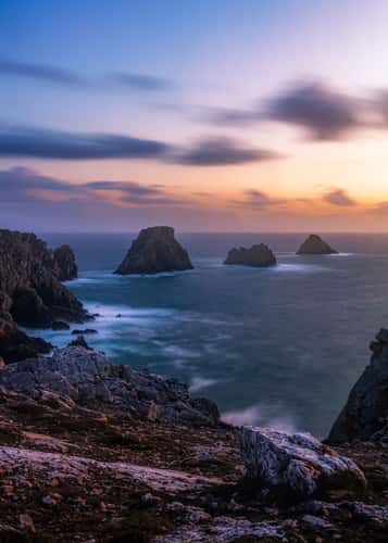 Les Tas de Pois at the headland Pointe de Pen-Hir