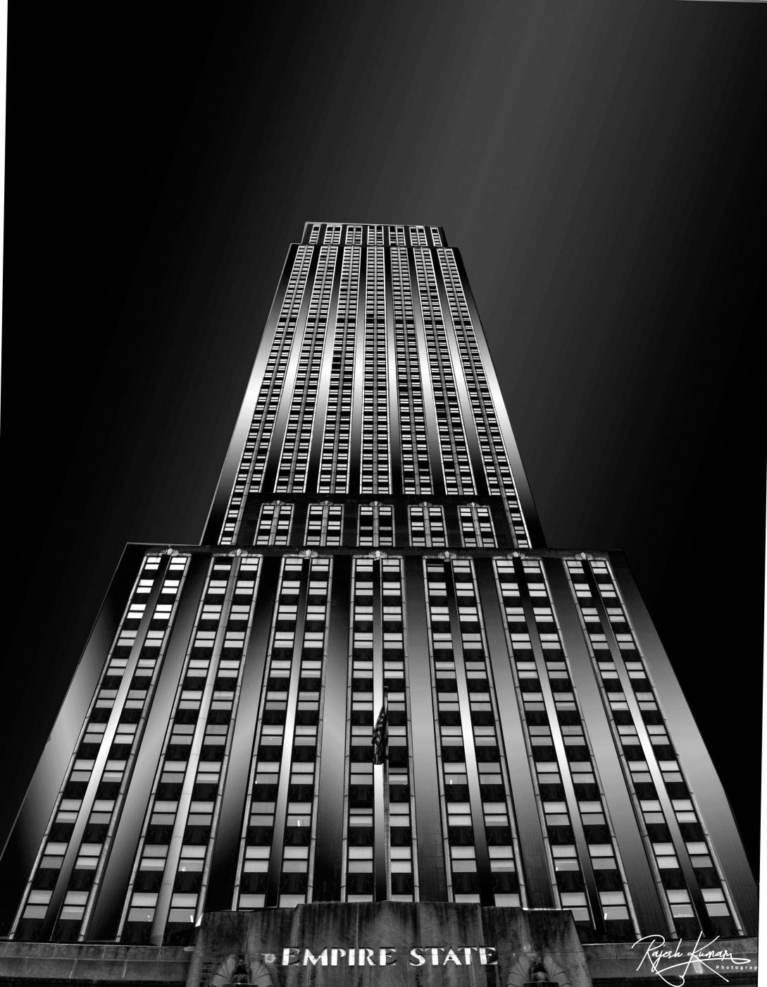In front of the Empire State Building, New York, USA