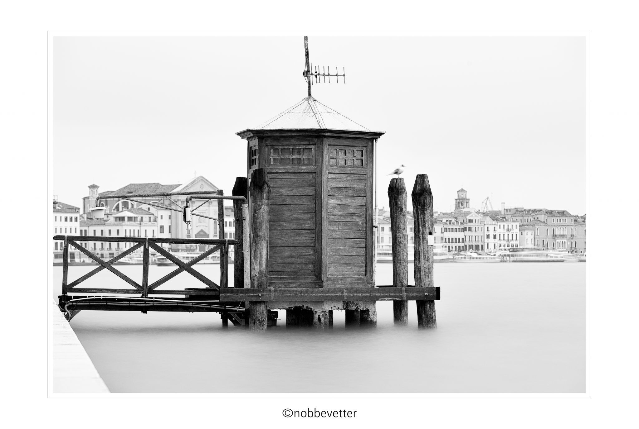 Measuring station in Venice, Italy