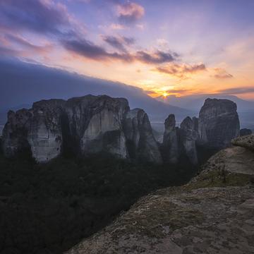 Meteora Thessaly from Main Observation Deck, Greece