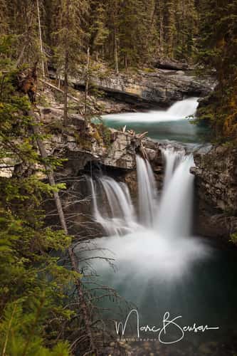 Middle Falls, Johnston Canyon Trail