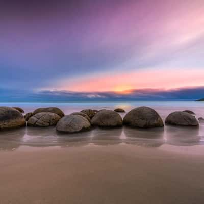 Moeraki Beach, New Zealand