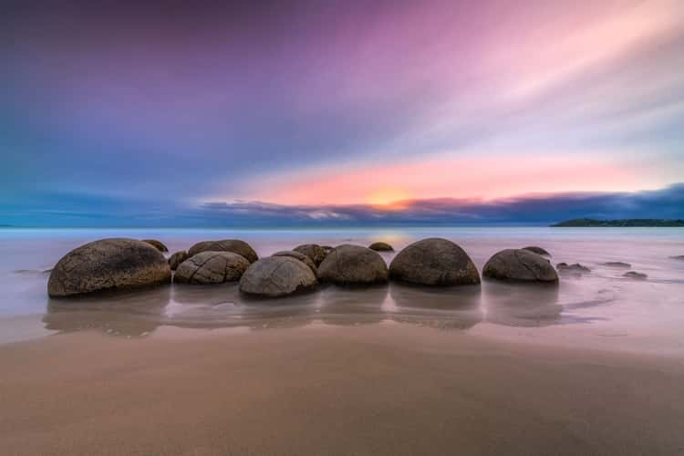 Moeraki Beach