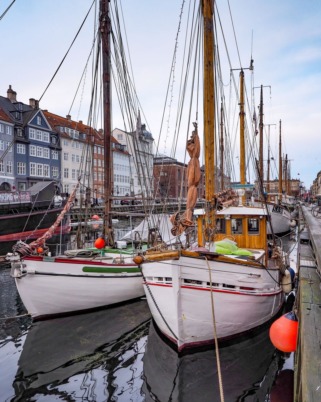 Nyhavn in Copenhagen, Denmark