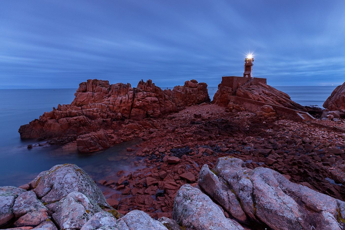 Paon Lighthouse, Brehat Island, France