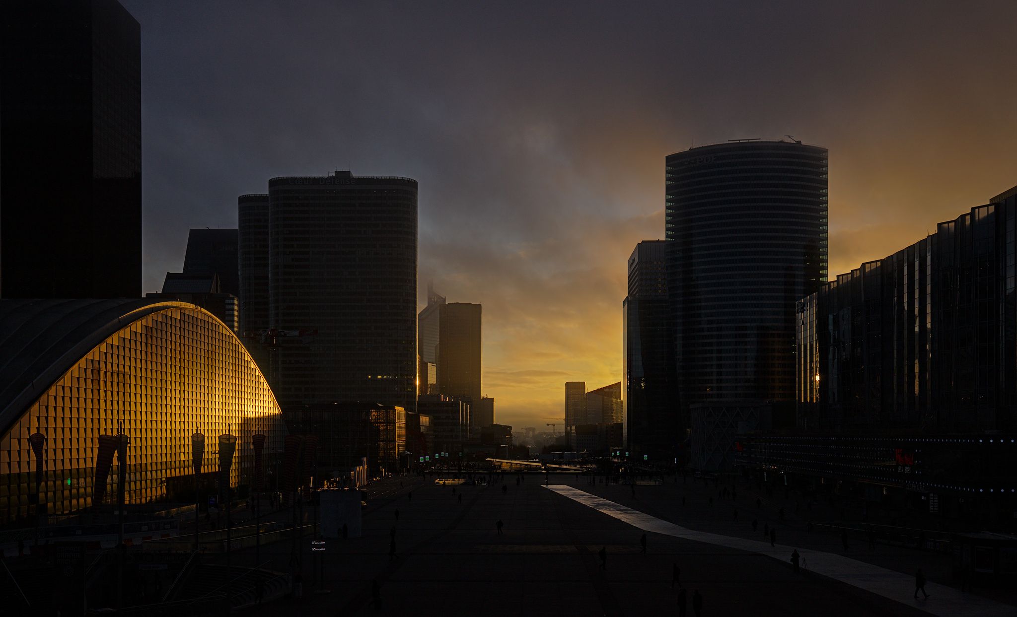 View from the La Défense, Paris, France
