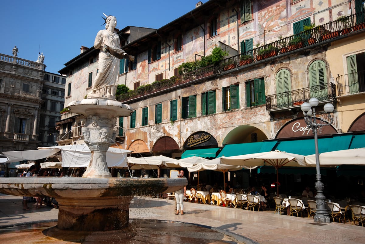 Piazza delle Erbe, Italy