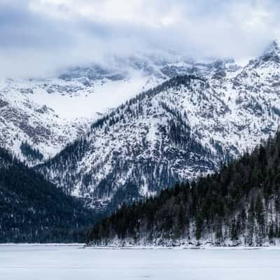 Plansee, Tyrol (southern mountain view), Austria