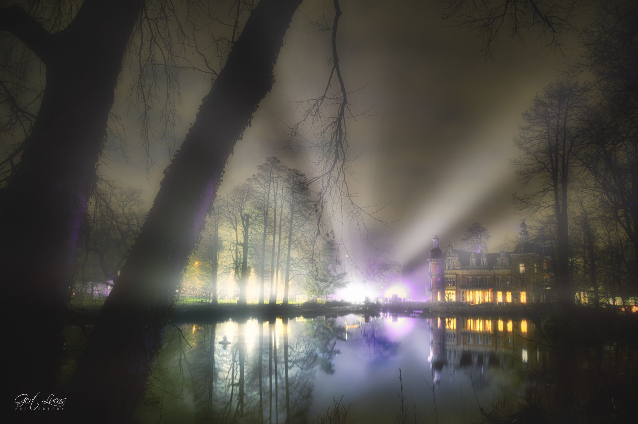 Provincial gardens Huizingen, Belgium