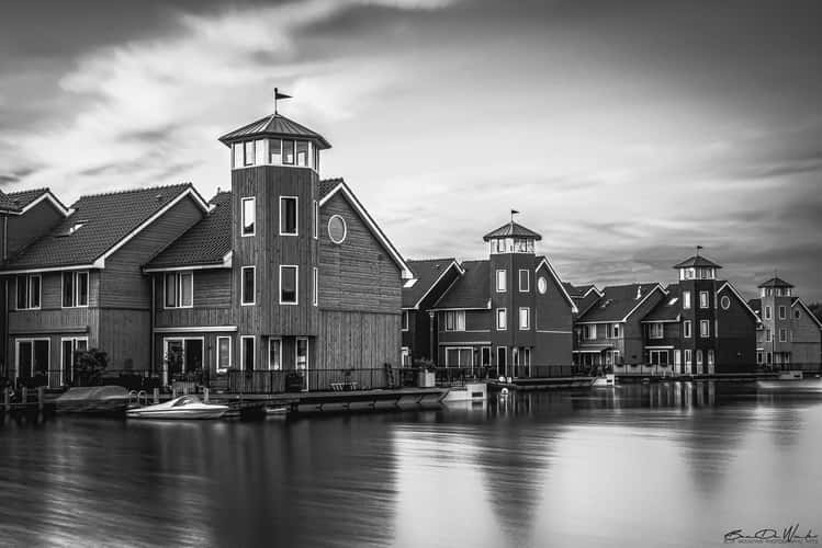 Colourful houses at Reitdiephaven