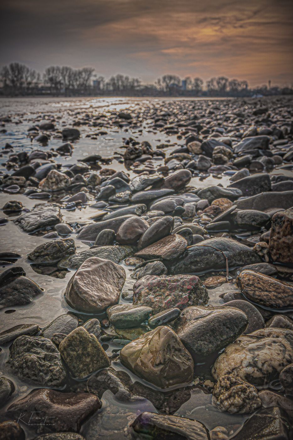 River „Rhine“-Stones of Cologne, Germany