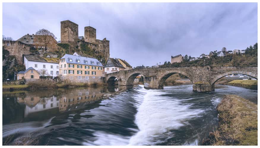 Runkel Castle above the Lahn