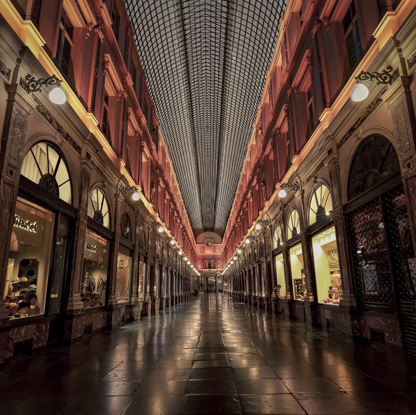 Galeries Royales Saint-Hubert, Brussels, Belgium