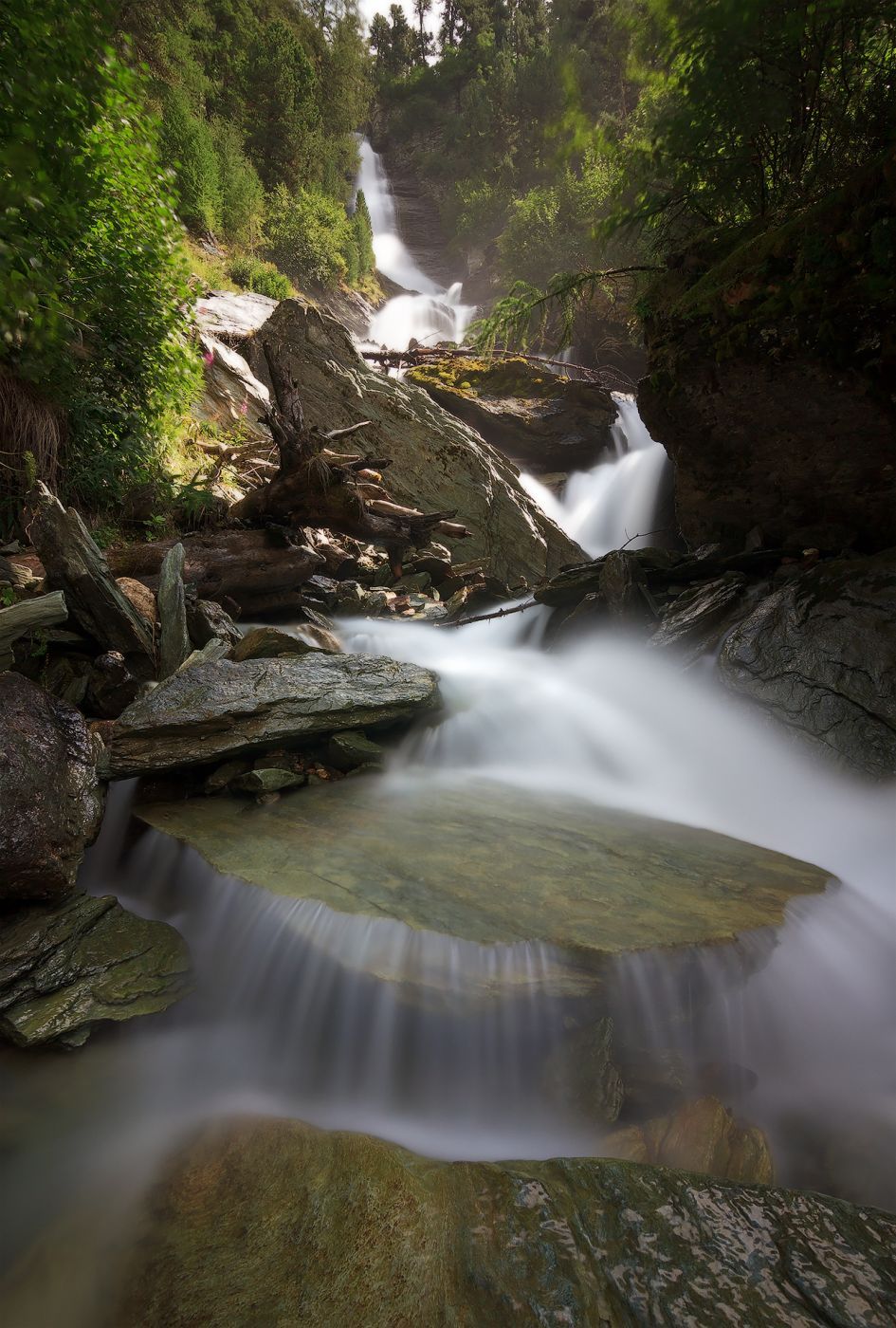Schinellas waterfall, Switzerland