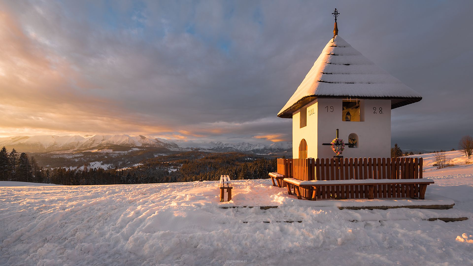 Shrine with a view of Tatras, Poland