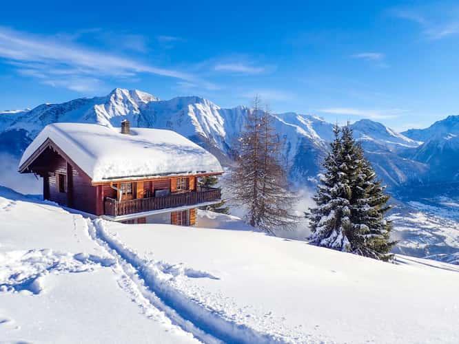 Snow Cabin at Riederalp