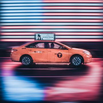 Taxi Motion Blur, USA
