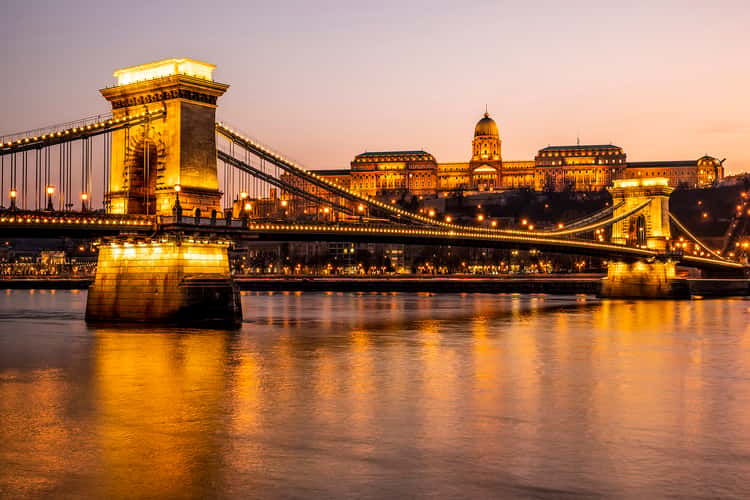 Buda Castle and Chain Bridge, Budapest