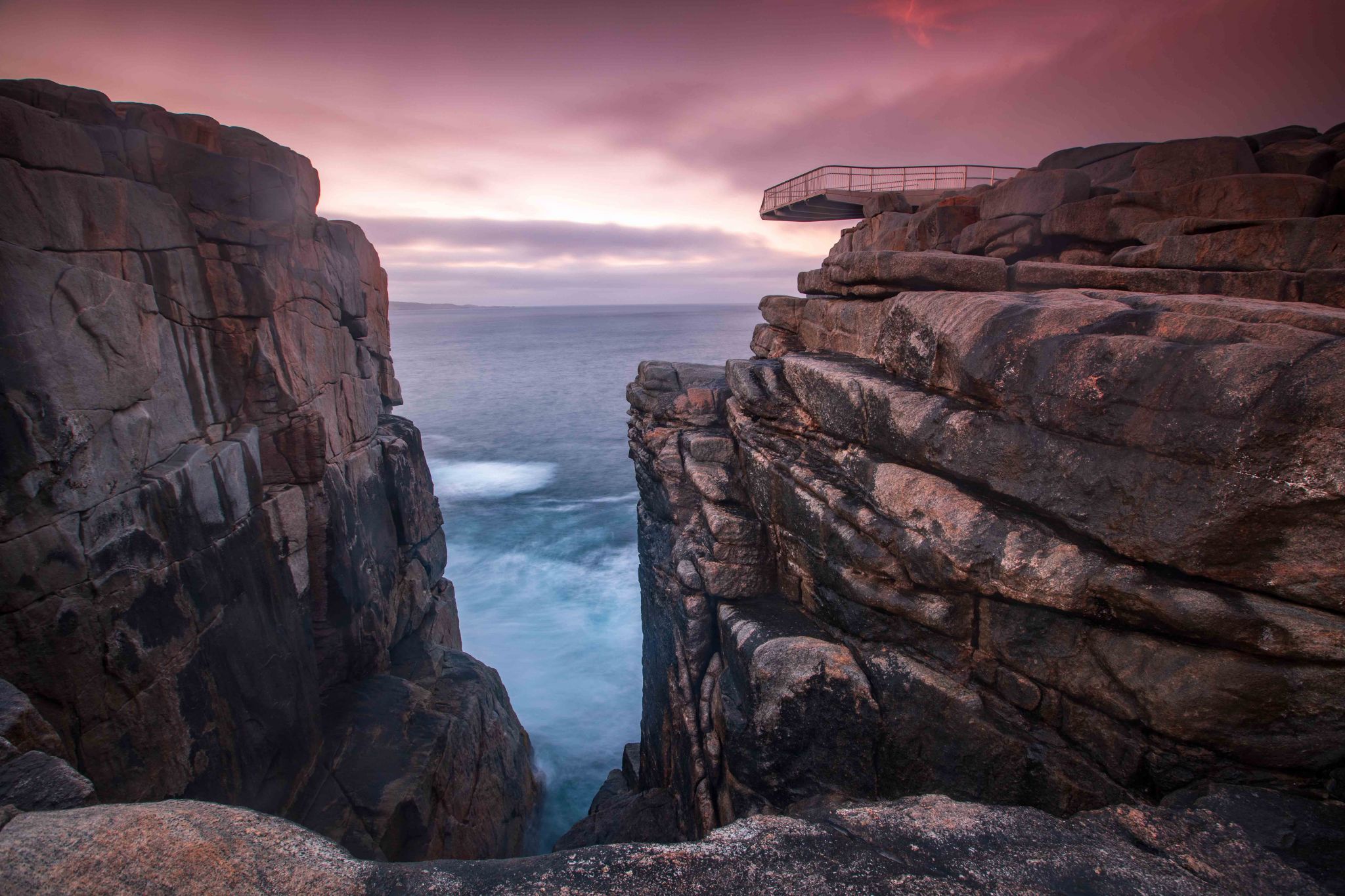 The Gap sunrise lookout Torndirrup, Western Australia, Australia