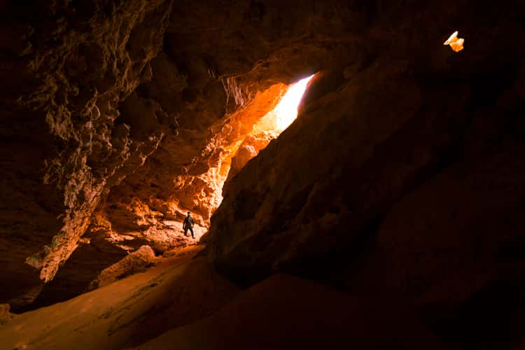 The hotel cave