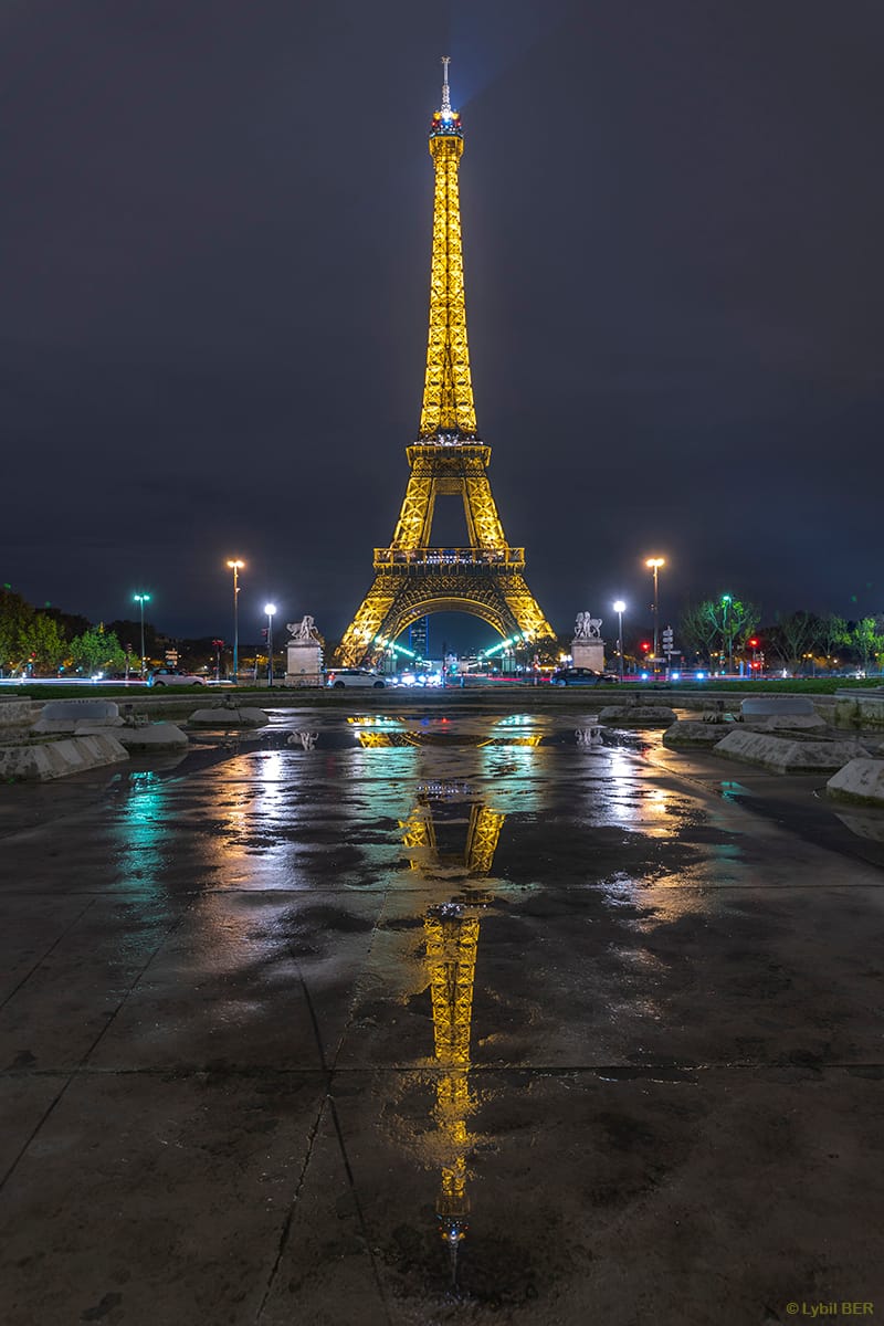 Tour Eiffel from Trocadéro, Paris, France