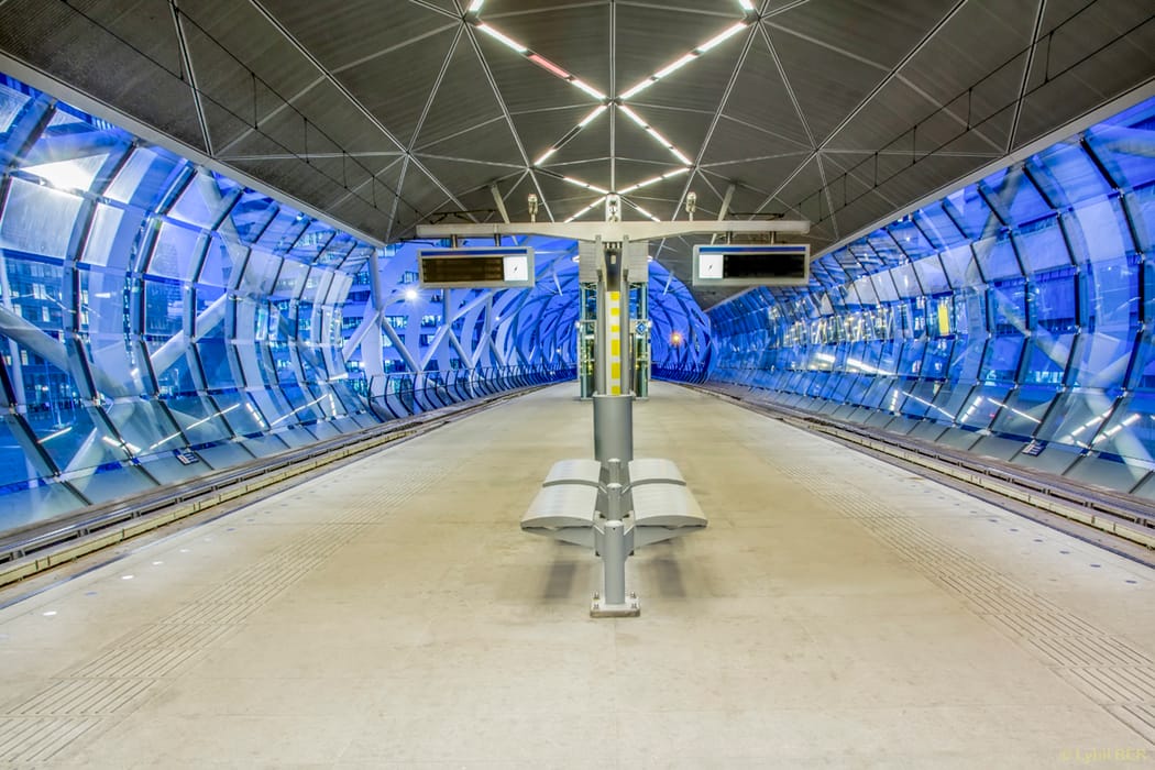 Tram station, Netherlands