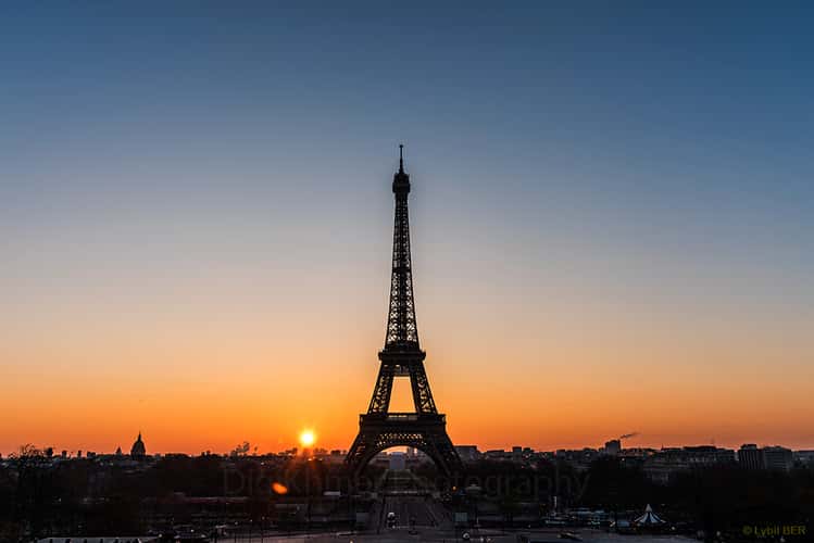 Eiffel Tower from Trocadero, Paris