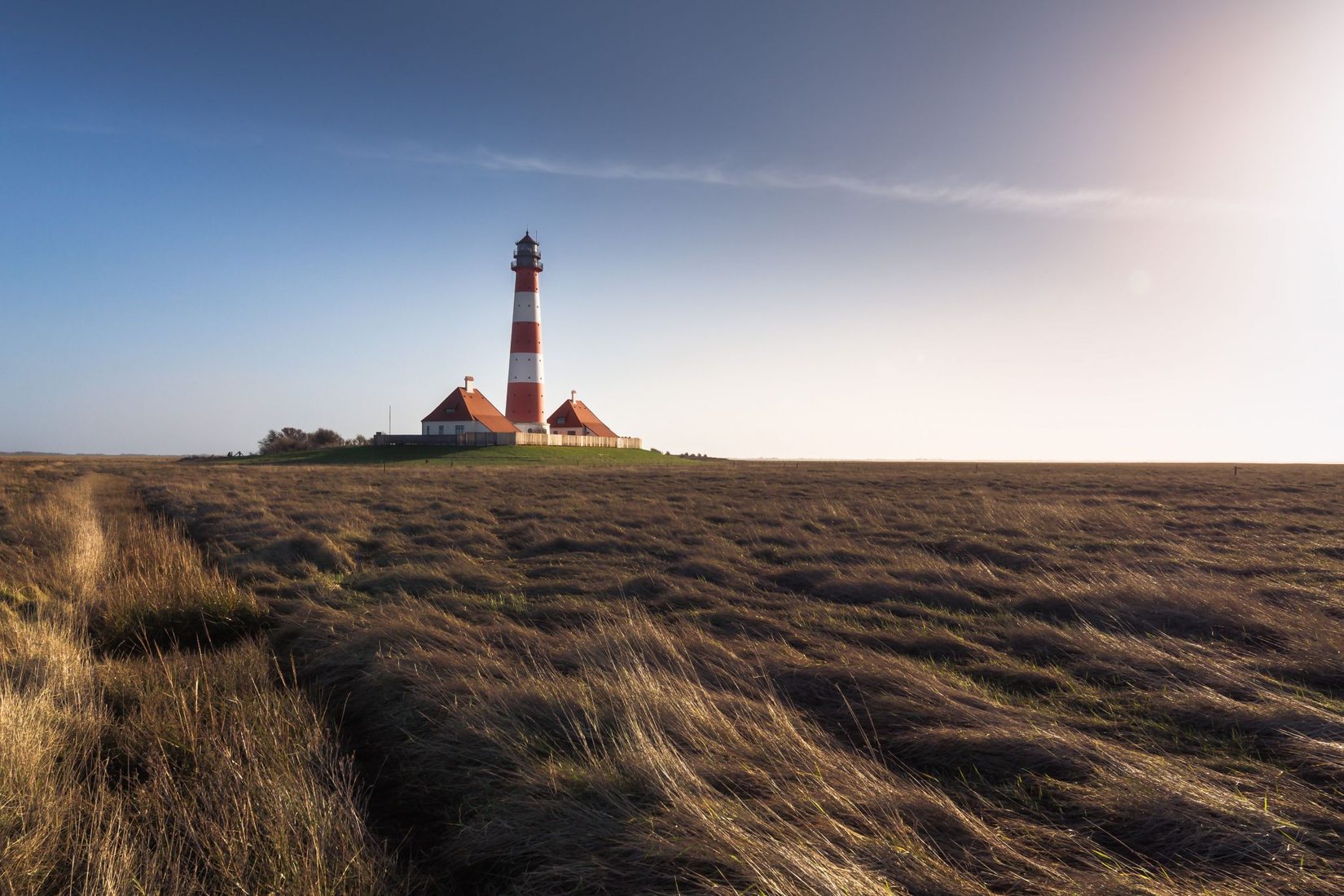 Lighthouse Westerheversand, Germany