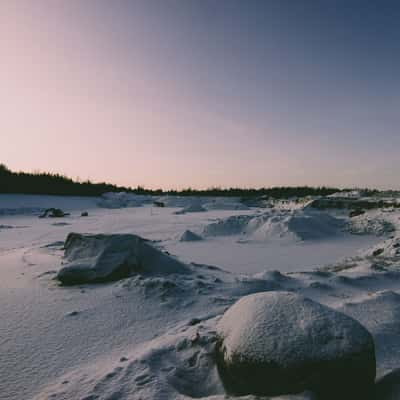 Winter in Oulu, Finland