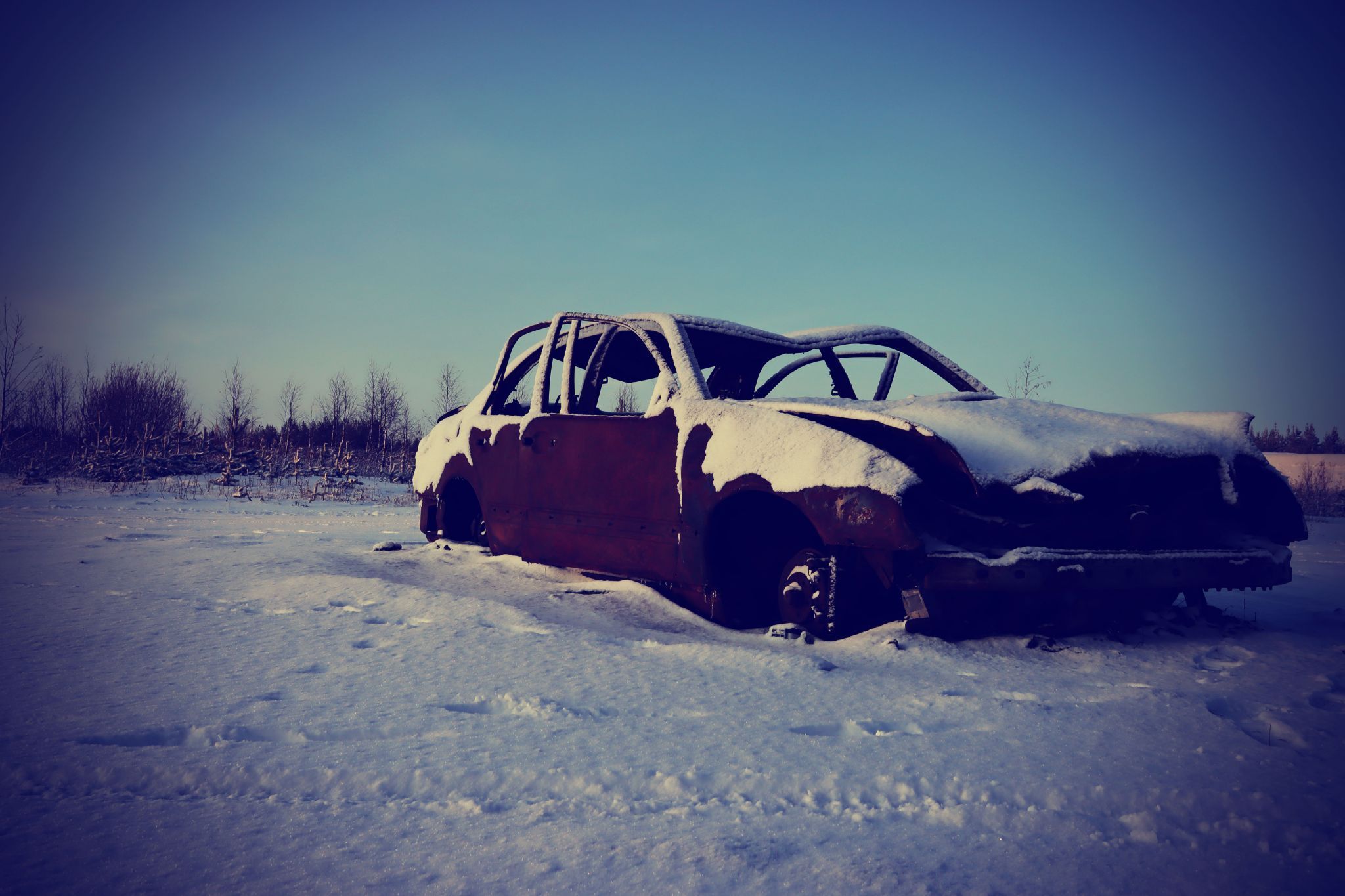 Winter in Oulu, Finland