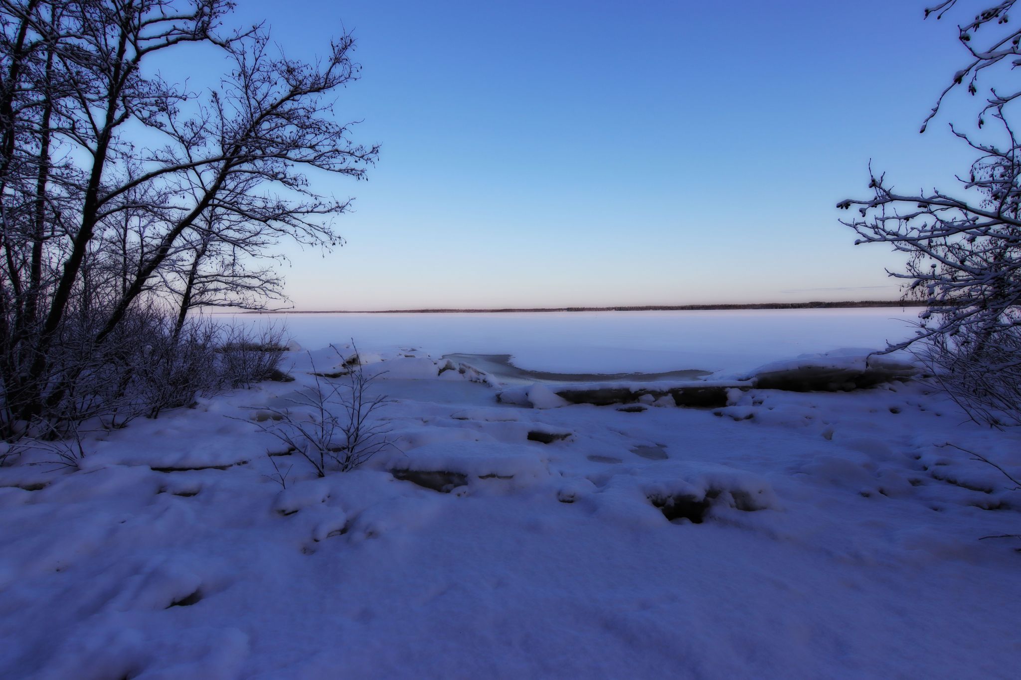 Winter in Oulu, Finland