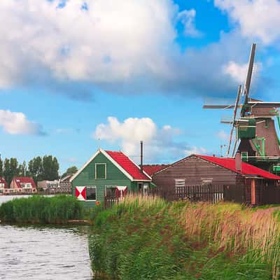 Zaanse Schans Windmills, Netherlands