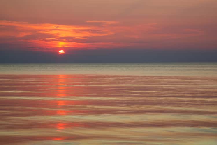 Abends am Strand
