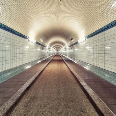 Old Elbe Tunnel, Hamburg, Germany