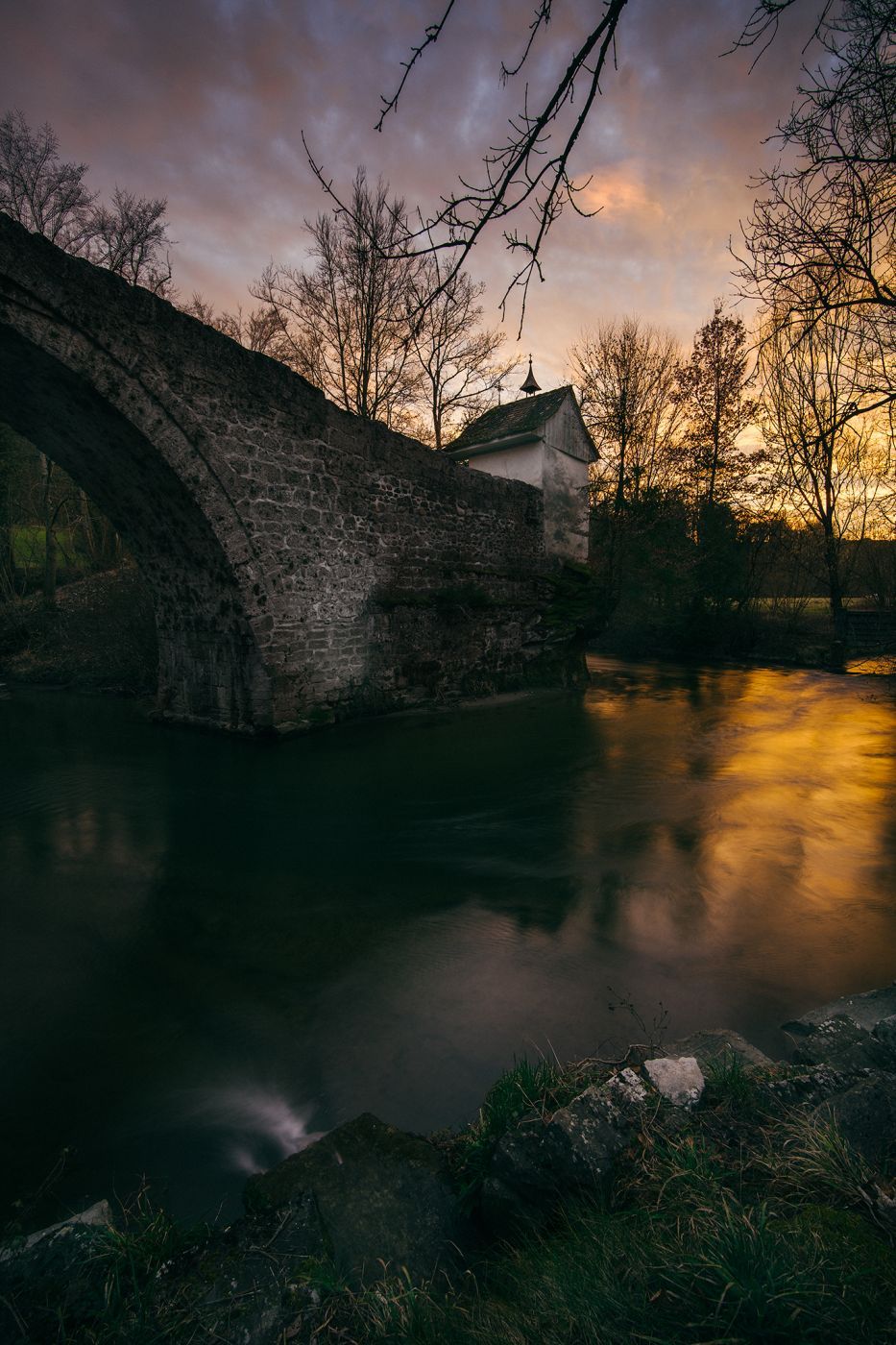 Ancient bridge, Switzerland