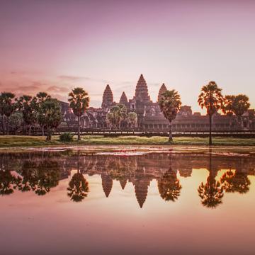 Angkor Wat - Reflecting Pool, Cambodia