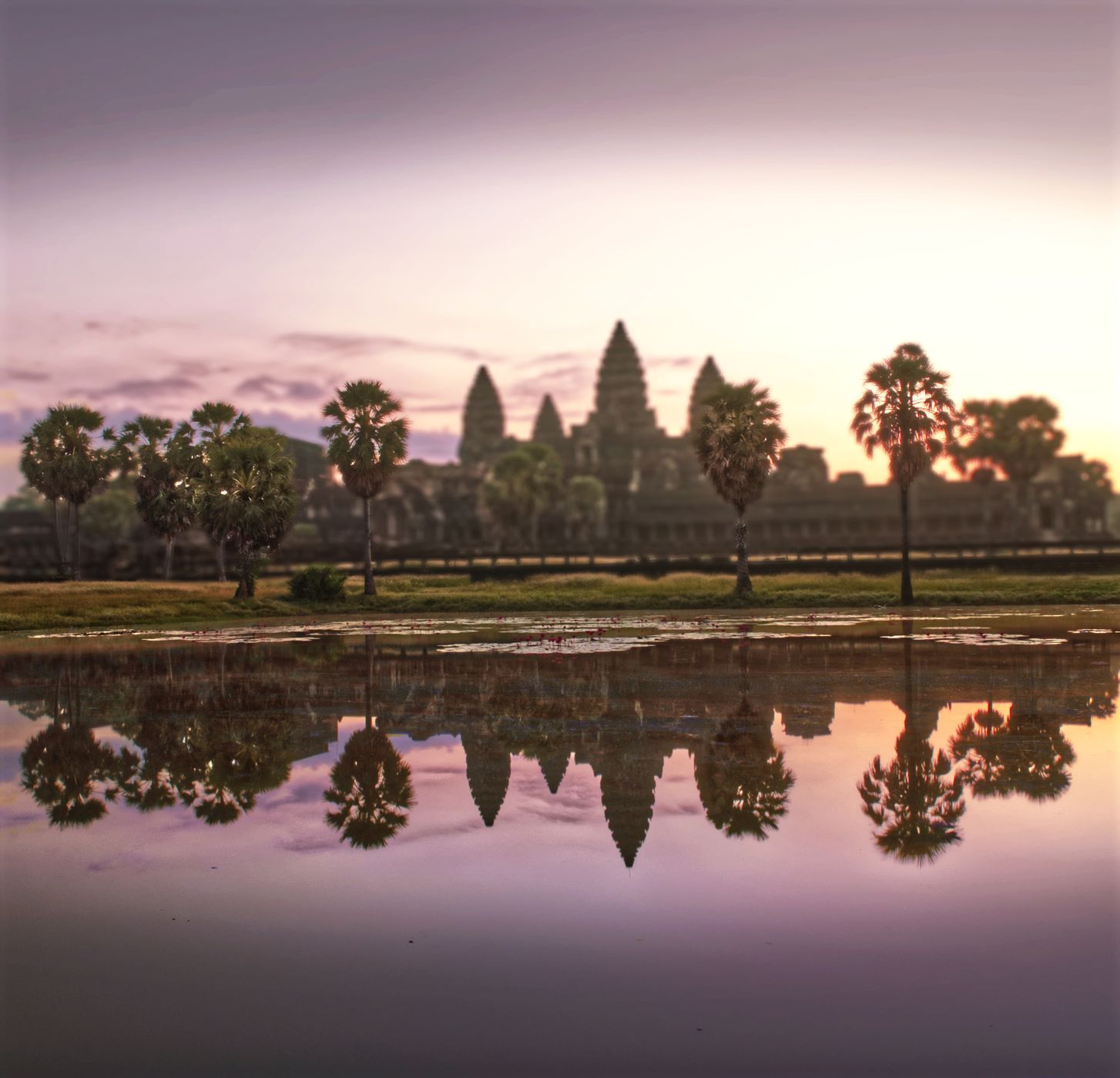 Angkor Wat - Reflecting Pool, Cambodia