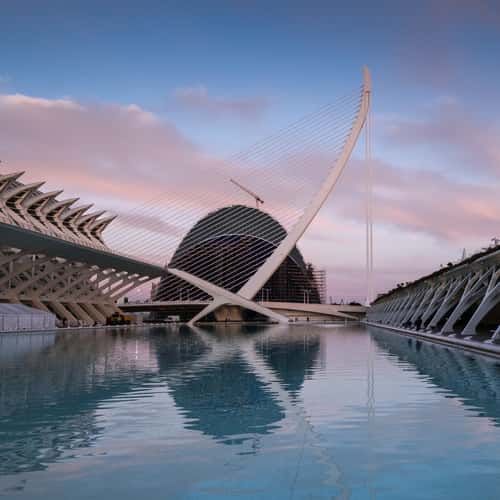 Hemisfèric & Ciudad de las Artes, west view