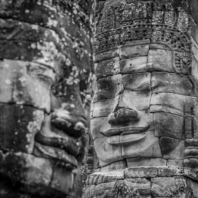 Bayon - Faces of the Bayon, Cambodia