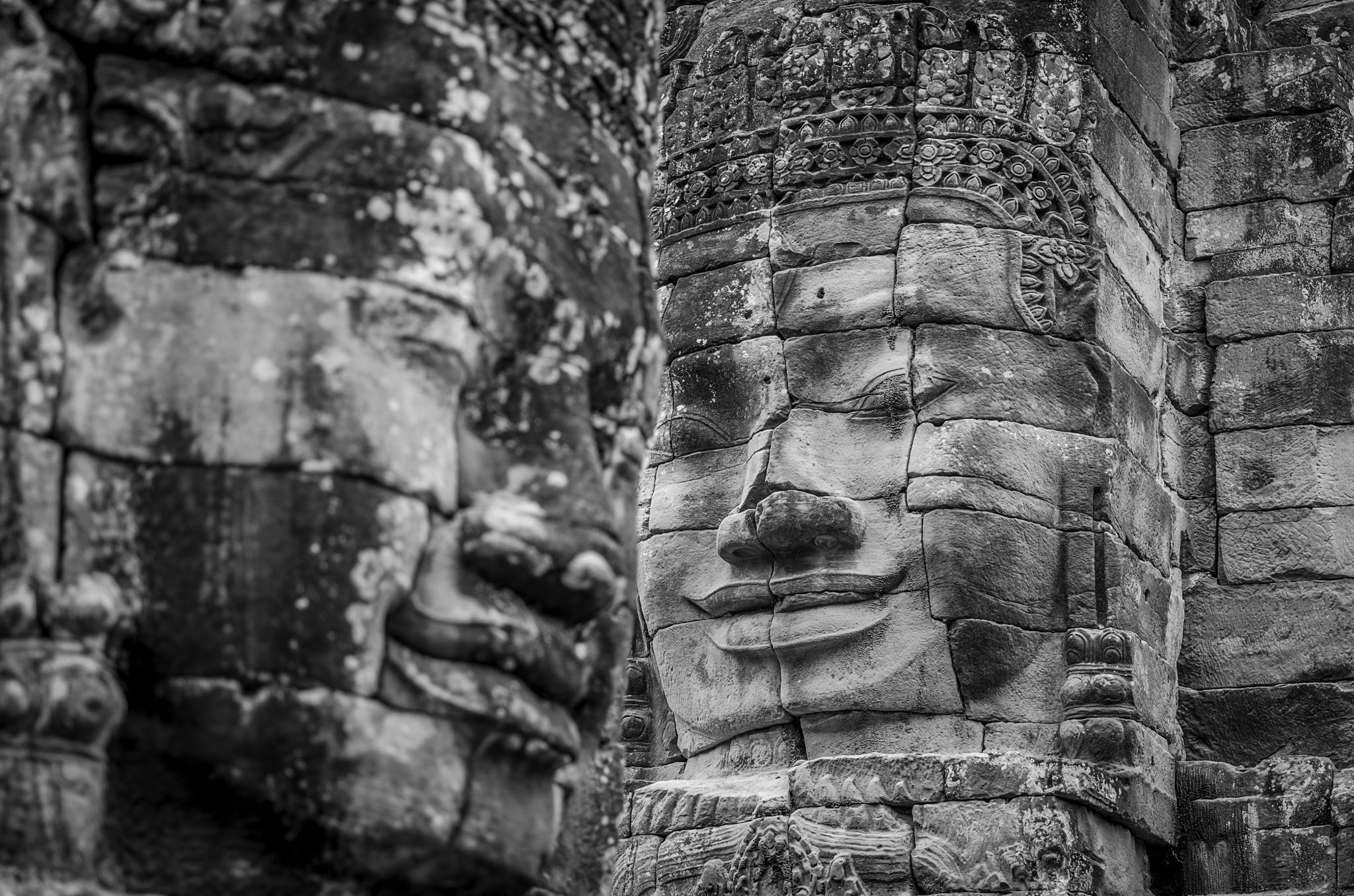 Bayon - Faces of the Bayon, Cambodia