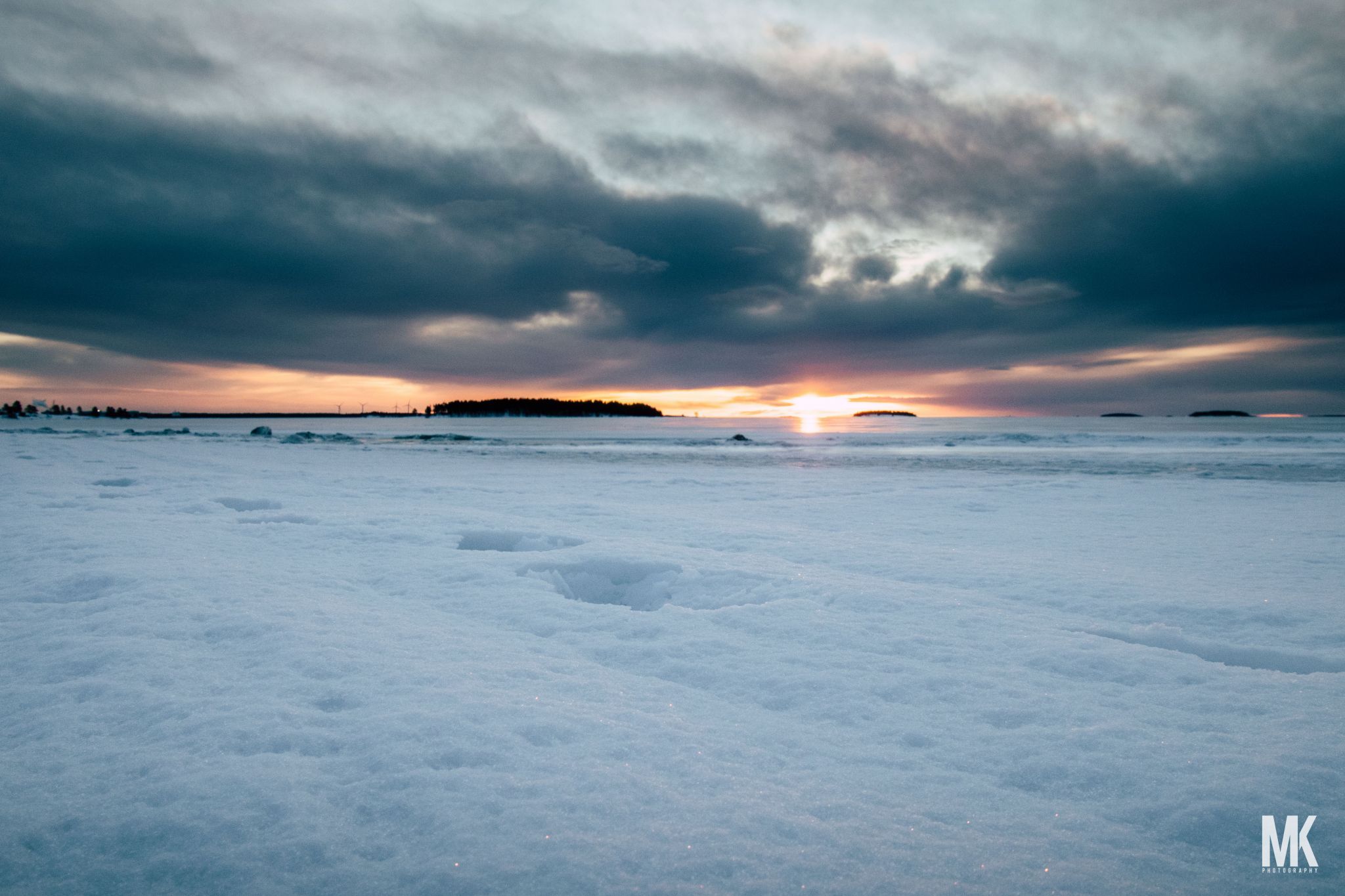 Beach at Pite Havsbad, Piteå, Sweden