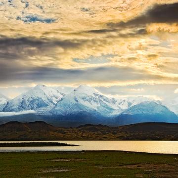 Blick auf das Pamirgebirge, China