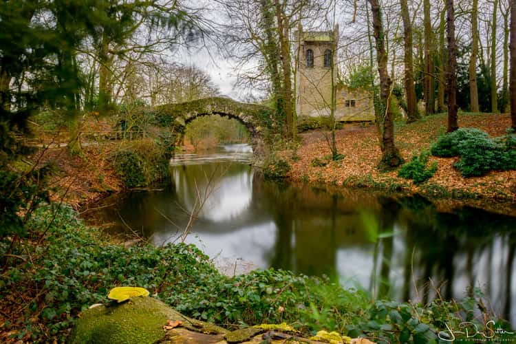 Bridge in Boekenberg park.