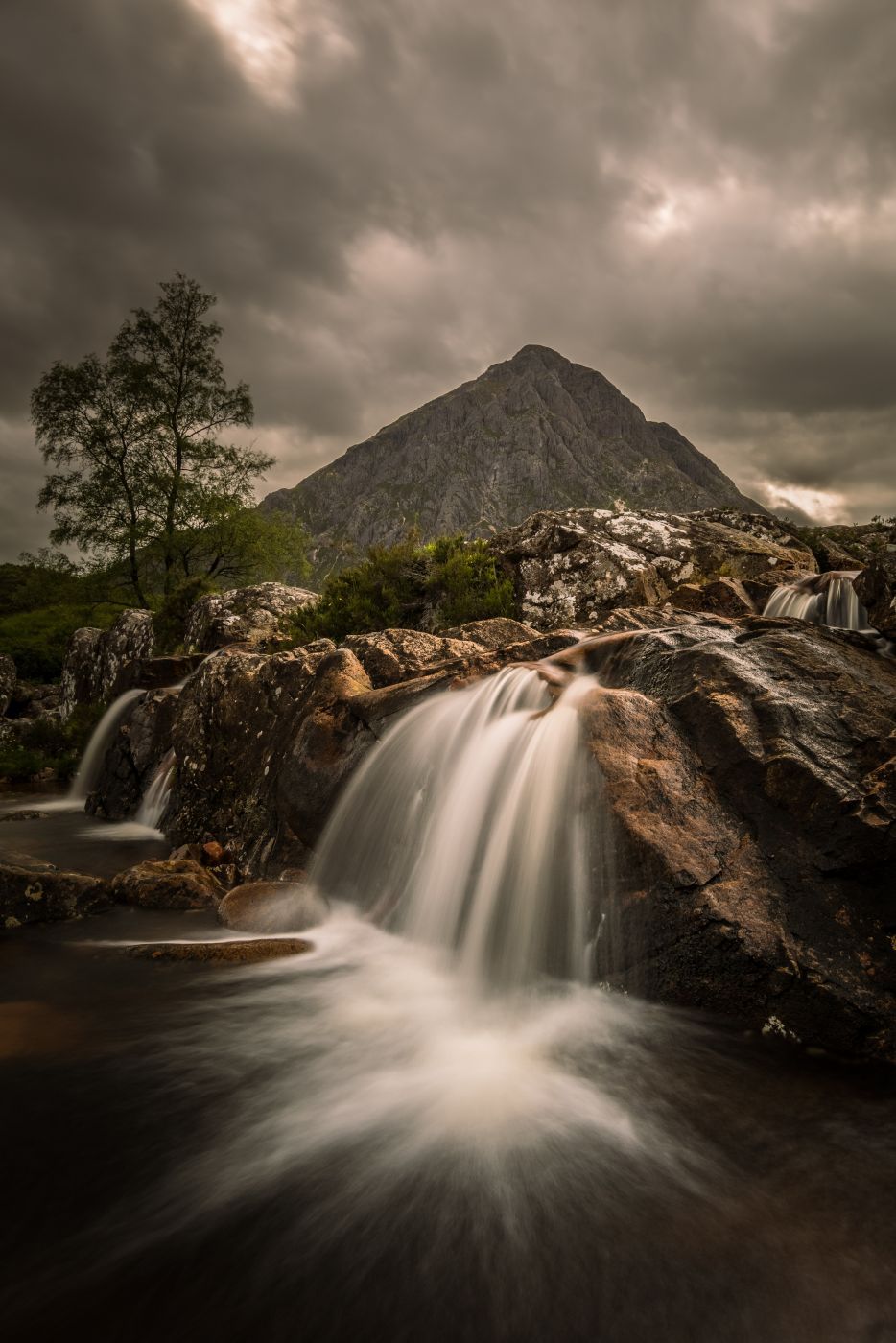 Buachaille Etive Mòr Waterfalls, United Kingdom